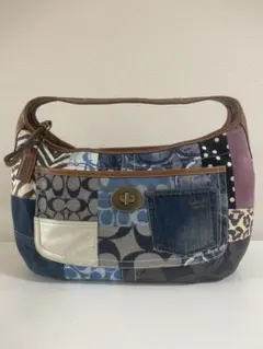 Coach バッグ マルチカラー パッチワーク