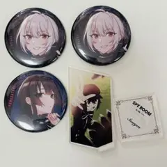 スパイ教室 ジビア ティア 缶バッジ アクリルスタンド