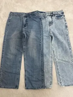 SHEIN デニム（ワイドパンツ）