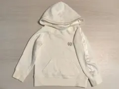 COMME CA ISM ホワイトパーカー 90サイズ