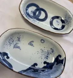 初期伊万里　古美術 骨董 古伊万里　ウサギ　兎　古染　江戸時代　小皿　完品 古伊万里 染付平皿 兎柄 | 古物屋 壱両