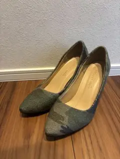 迷彩柄ハイヒール