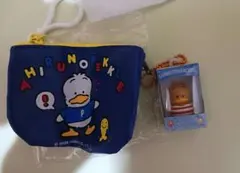 あひるのペックル ポーチ キーホルダー セット