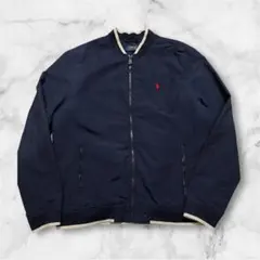 Polo Ralph Lauren ネイビーナイロンジャケット　スウィングトップ