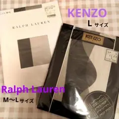 ラルフローレンRALPH LAURENダスト　KENZOグリ　ストッキングM~L