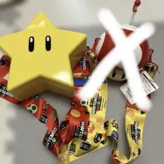 USJ ユニバ　スターポップコーンバケツ キノコドリンクホルダー　スーパーマリオ