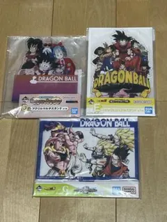 ドラゴンボール一番くじ　ビッグアクリルスタンド 3種　まとめ売り