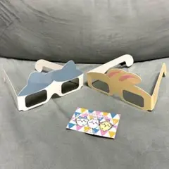 ちいかわパーク　3Dメガネ　ハチワレ　うさぎ