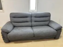 グレー 2人掛けソファ