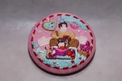 Disney 刺繍缶バッジ ピンク シュガー・ラッシュのサムネイル