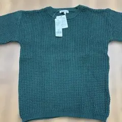 GLOBAL WOOD XL ダークグリーン セーター