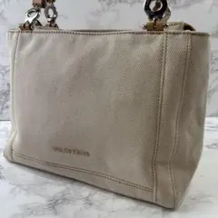 marie claire マリクレール 帆布 キャンバス ミニハンドバッグ