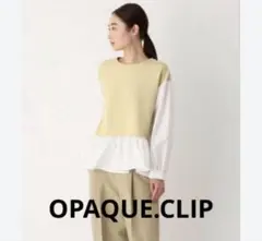 OPAQUE.CLIP ドッキングカットソー サイズ38