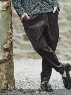 CAMBIO カンビオ　コーデュロイバルーンテーパード