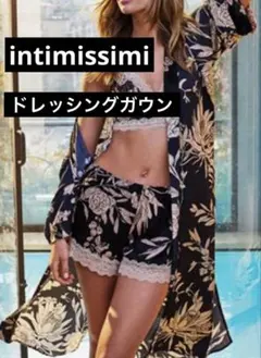 intimissimi ドレッシングガウン S/Mサイズ ブラックのサムネイル