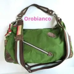 Orobianco ショルダーバッグ グリーン 2way ユニセックスのサムネイル