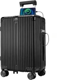 新品 Sサイズ ブラック スーツケース 機内持込 ドリンクホルダ NETMOOE
