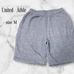 United Athle【新品未使用】ハーフパンツ　スウェット グレー　パイルのサムネイル