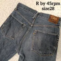 R by 45rpm セルビッジデニムパンツ 28 赤耳 R刺繍 日本製のサムネイル