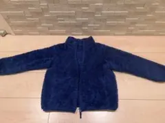 ユニクロ フリースジャケット ブルー 120