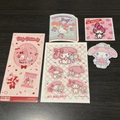 マイメロディ シナモロール きゃらくたぶるステッカーズ シールクッキー