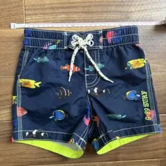 GAP 子供用水着　魚柄 ネイビー