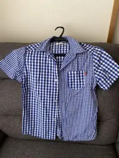 EDWIN エドウィン チェック 半袖シャツ 150cm