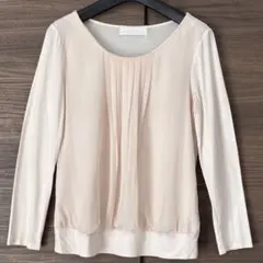 NOLLEY'S シフォンピンタックカットソー　通勤コーデのサムネイル