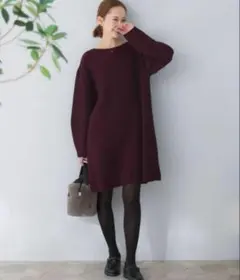 【アーバンリサーチロッソ】片畦ミニワンピース