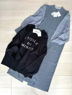 新品 ヤマダヤ ニットワンピース ニット まとめ 2枚セット 福袋