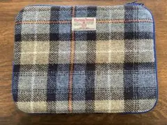 Harris Tweed ノートPCケース チェック柄