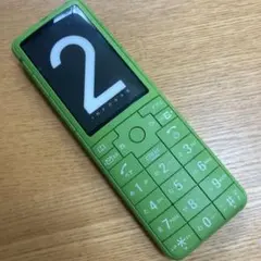 美品 INFOBAR ニシキゴイ モックアップ　模型　グリーン