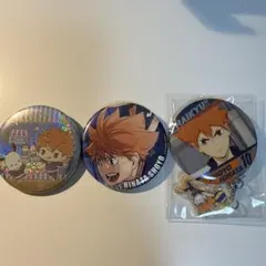 ハイキュー‼︎ 日向翔陽　缶バッジ3点セット