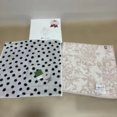 【新品タグ付き】ケイトスペードとKEYUCA タオルハンカチ 2枚のサムネイル