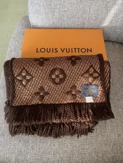Louis Vuitton ブラウン マフラー