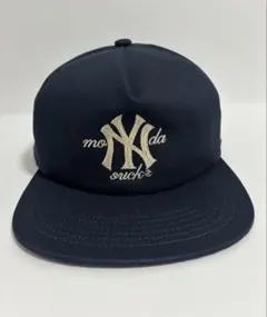 Monday suck キャップ　ブラック　マンデーサック マンデーサック 6パネル スナップバック キャップ ブラック