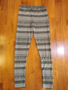 KRIFF MAYER 幾何学模様スパッツ Lサイズ