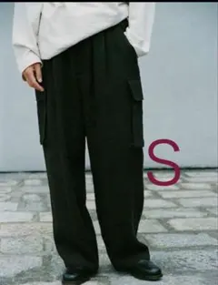 LIDNM LINEN WOOL FATIGUE PANTS Ｓサイズのサムネイル