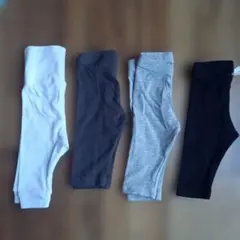 ベビー用レギンスセット 4色 60　70