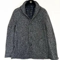 ニコルクラブフォーメン　カットソーニットジャケット　衿ワイヤー入り Y2K 48