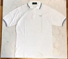 fredperry ニットポロシャツ 水色 メンズ Mサイズ イタリア製 - メルカリ