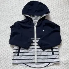 POLO ネイビー/ホワイト ストライプ アウター 95cmのサムネイル