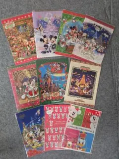 ディズニー クリスマス クリアファイル セット