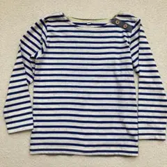 ストライプ長袖カットソー 120サイズ