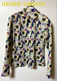 HENRIK VIBSKOV 長袖 総柄 ブラウス S HENRIK VIBSKOV プリーツ 長袖シャツ 総柄 S - メルカリ