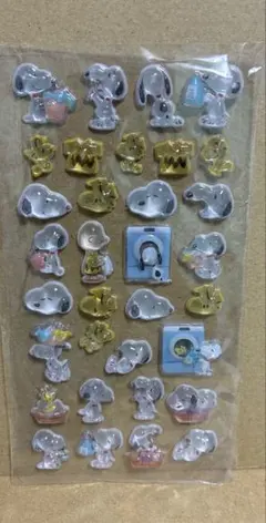 SNOOPYシール　3Dシール　おすそ分け