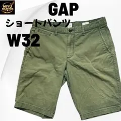 GAP ギャップ ハーフパンツ ショートパンツ W32 カーキグリーン メンズのサムネイル