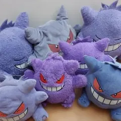 ゲンガーぬいぐるみセット 7個 ポケモンぬいぐるまとめ