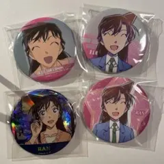 コナン展 名探偵コナン 缶バッジ 毛利蘭 - メルカリ