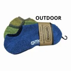 アウトドアOUTDOOR PRODUCTS メンズソックス3足セット　パイル地のサムネイル